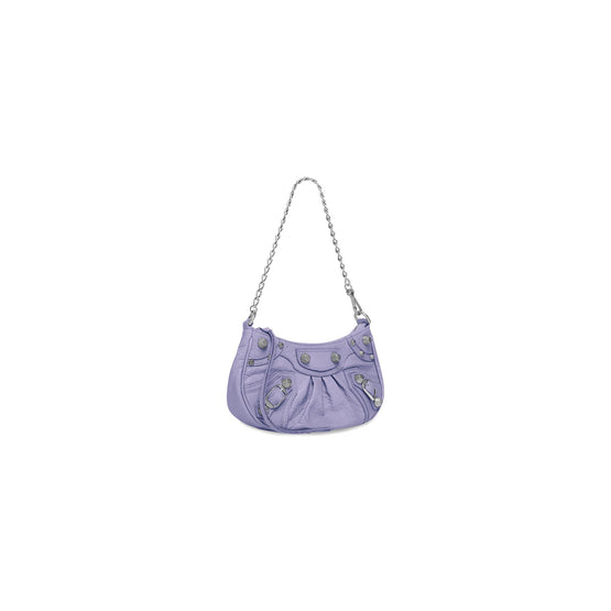Women Le Cagole Mini Bag W/Chain - Lilac